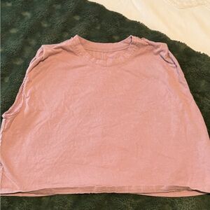 Women's Pink Sleeveless Top